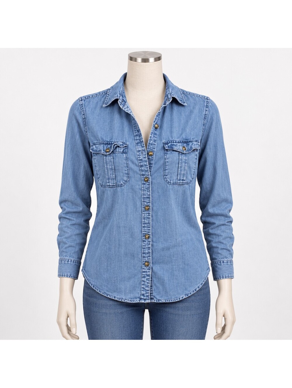Aeropostale chambray button-up shirt